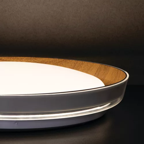 LED mennyezeti lámpa NIFU mennyezeti lámpa 17,8W fehér-barna KANLUX