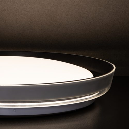 LED mennyezeti lámpa NIFU mennyezeti lámpa 17,8W fehér és fekete KANLUX