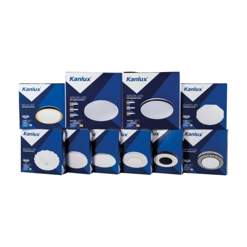 LED mennyezeti lámpa SOLN 17,5W fekete és arany KANLUX