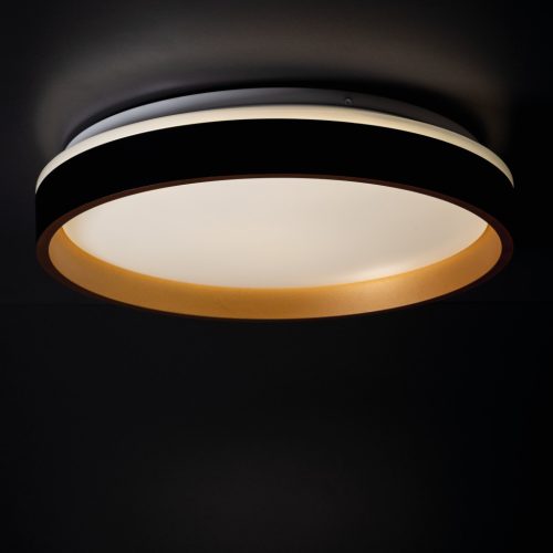 LED mennyezeti lámpa SOLN 17,5W fekete és arany KANLUX