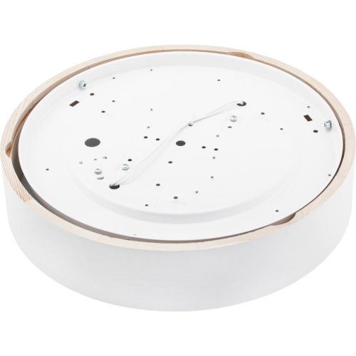 JASMIN felületre szerelhető LED mennyezeti lámpa 2x E27 fa matt fehér 37cm