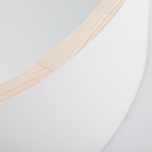 JASMIN felületre szerelhető LED mennyezeti lámpa 2x E27 fa matt fehér 37cm