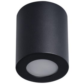   Felületre szerelhető halogén lámpatest SPOT TUBA kerek SANI GU10 fekete IP44 Kanlux