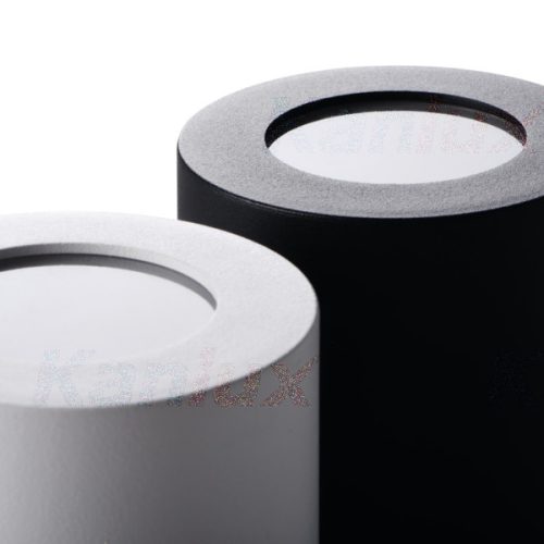 Felületre szerelhető halogén lámpatest SPOT TUBA kerek SANI GU10 fekete IP44 Kanlux