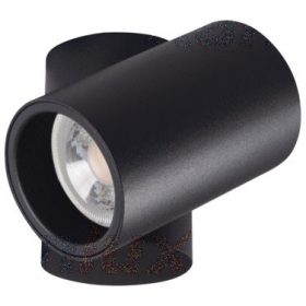   Felületre szerelt halogén SPOT TUBA rögzítő kerek mozgatható GU10 fekete BLURRO Kanlux