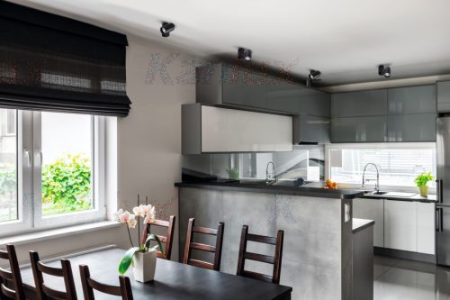 Felületre szerelt halogén SPOT TUBA rögzítő kerek mozgatható GU10 fekete BLURRO Kanlux