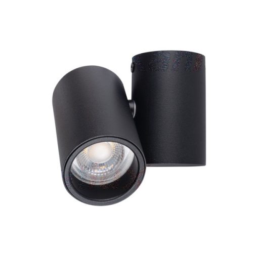 Felületre szerelt halogén SPOT TUBA rögzítő kerek mozgatható GU10 fekete BLURRO Kanlux