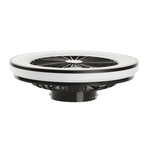 LED mennyezeti lámpa PLAVE ventilátorral 48W CCT Fehér és Fekete Kerek KANLUX