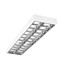   LED T8 raszteres lámpatest 120x30cm G13 téglalap alakú fehér felületre szerelhető NOTUS Kanlux