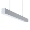 Függesztett mennyezeti lámpa, lineáris LED lámpatest, T8, G13, 36W, 120cm, ezüst, ALIN Kanlux