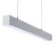 Függesztett mennyezeti lámpa, lineáris LED lámpatest, T8, G13, 36W, 120cm, ezüst, ALIN Kanlux