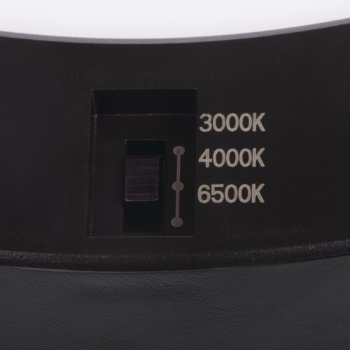 Felületre szerelhető LED lámpa, 17W, 1600lm CCT, 120°, kerek, fekete, ERGA, Kanlux