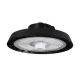 Ipari LED csarnokvilágítás, szabályozható fényerejű, 150W, 25500lm, 4000K, semleges, 90°, IP65, IK08, kerek, szürke, HB, KANLUX