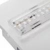 Süllyesztett LED panel 60x60 lámpa 36W 4950lm 3000K Meleg 60° UGR19 Fekete Kanlux