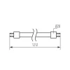 LED fénycső GLASSv5 T8 G13 12W 2220lm 4000K 121,2cm semleges KANLUX