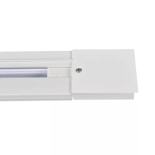 TEAR KANLUX fehér gyűjtősín-takaró végzáró sapka