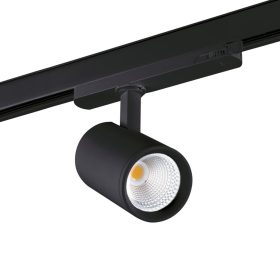   Sínre szerelhető LED projektor COB 18W 1700lm 3000K Meleg CRI90 Fekete ATL1 KANLUX