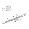 LED szalag LCOB 50W 4000K Semleges 24V DC 5m KANLUX
