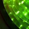 Kerti LED neon fénytömlő 10W zöld fény 5m IP65 UV-álló átmenő táplálás 210V DC Kanlux