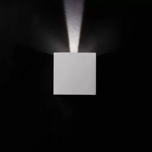 LED homlokzati lámpatest REKA fehér FEL ÉS LE 7W 500lm 840 Semleges IP54 Kanlux