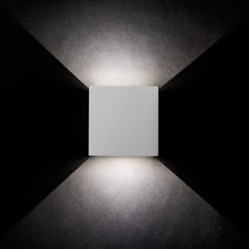 LED homlokzati lámpatest REKA fehér FEL ÉS LE 7W 510lm 4000K Semleges IP54 Kanlux