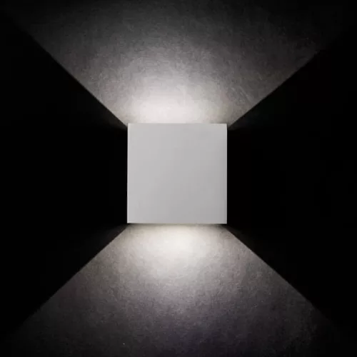 LED homlokzati lámpatest REKA fehér FEL ÉS LE 7W 510lm 4000K Semleges IP54 Kanlux