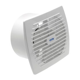   22 W-os süllyesztett, négyzet alakú csőventilátor, IPX4, ki/be kapcsolóval, fehér, CYKLON Kanlux