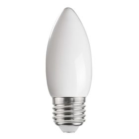   LED izzó XLED C35 GYERTYA E27 6W 810lm 4000K Semleges Izzószál Milky KANLUX