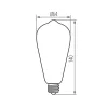 LED izzó XLED W E27 ST64 7W 806lm 2700K meleg izzószál KANLUX