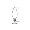 LED izzó XLED W ŚWIECA E14 C35 4,5W 470lm 2700K meleg izzószál KANLUX