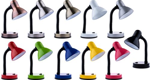 Iskolai asztali lámpa LED E27 GAMA KM4010-BL-hez fehér KM LUMILED