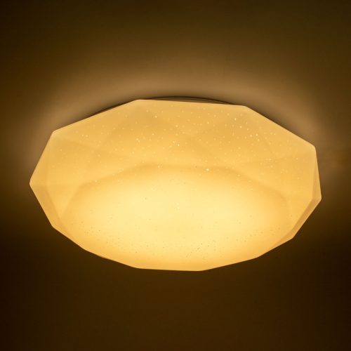 LED mennyezeti lámpa DIAMOND 48W 3600lm 41cm Vito + távirányító 3000K-6400K