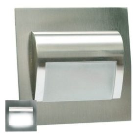   LED lépcső lámpatest Ziko szálcsiszolt nikkel 1.5W 4000K Semleges KM LUMILED