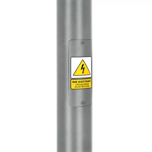 Összecsukható világítóoszlop utcai lámpákhoz, kémlelőablakkal, 3 m átmérőjű, 60 db, szürke, KOBI