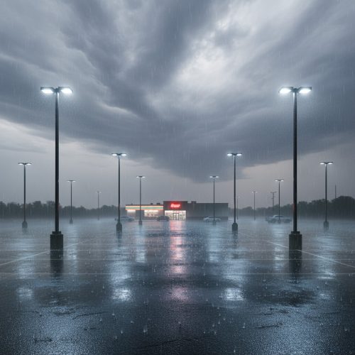 Összecsukható világítóoszlop utcai lámpákhoz, kémlelőablakkal, 3 m átmérőjű, 60 db, szürke, KOBI