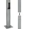 Összecsukható világítóoszlop utcai lámpákhoz, kémlelőablakkal, 3 m átmérőjű, 60 db, szürke, KOBI