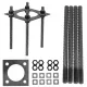 Állítható alapozóhorgony oszlophoz BASE SV 200x200mm KOBI