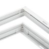 Felületre szerelhető keret 45 mm-es LED panelhez 30x120cm Click White Kobi