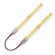 Kétoldalas csatlakozó 10 cm 8 mm-es COB LED szalaghoz Kobi