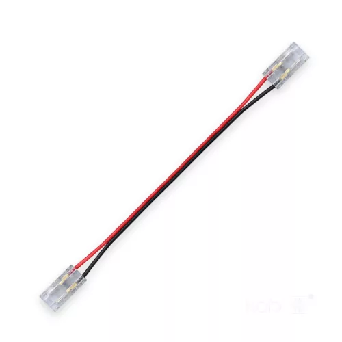 Kétoldalas csatlakozó 10 cm 8 mm-es COB LED szalaghoz Kobi