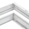 Felületre szerelhető keret 63mm LED panelhez 60x60cm Click White Kobi