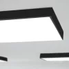 Felületre szerelhető keret 63mm LED panelhez 60x60cm kattintásos fekete Kobi