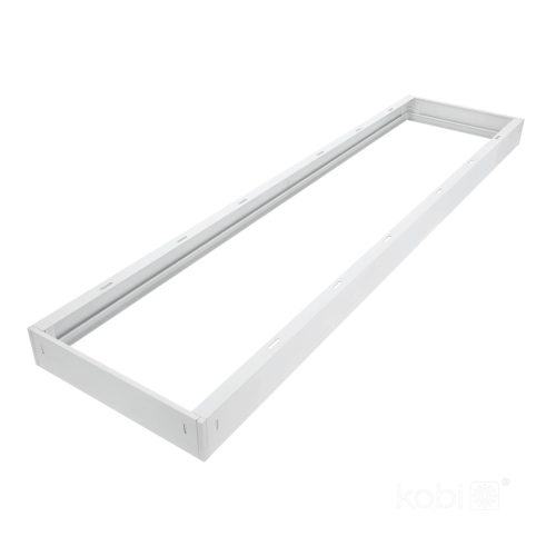 Felületre szerelhető keret 63mm LED panelhez 30x120cm Click White Kobi