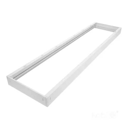 Felületre szerelhető keret 63mm LED panelhez 30x120cm Click White Kobi