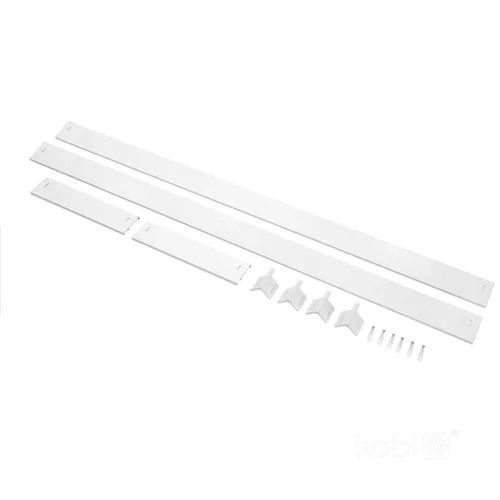 Felületre szerelhető keret 63mm LED panelhez 30x120cm Click White Kobi