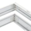 Felületre szerelhető keret 63mm LED panelhez 30x120cm Click White Kobi