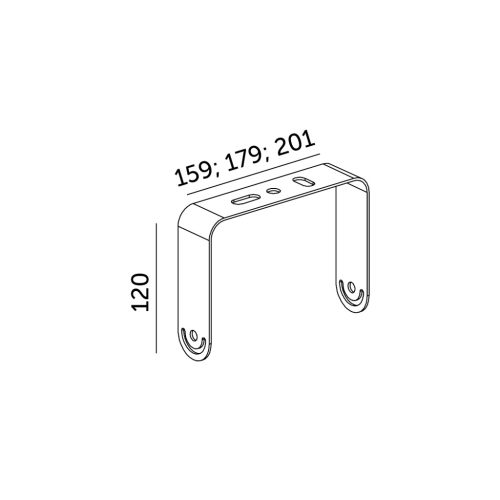 Rio High Bay 200W LED lámpafoglalat fekete Rio Pro Kobi