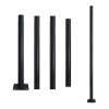 Összecsukható világítóoszlop kültéri lámpákhoz SG 4m Fi 60mm fekete Kobi