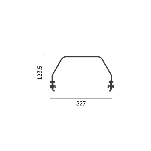 Nina High Bay 200W LED foglalat, fekete, Rio Kobi
