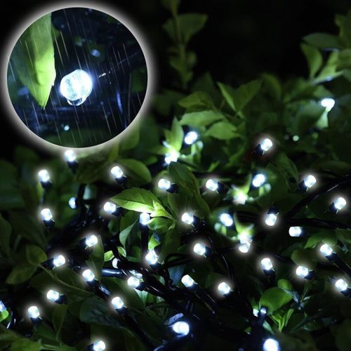 Karácsonyfa lámpa 100 LED dekoratív karácsonyfához kültéri IP44 FEHÉR 13m